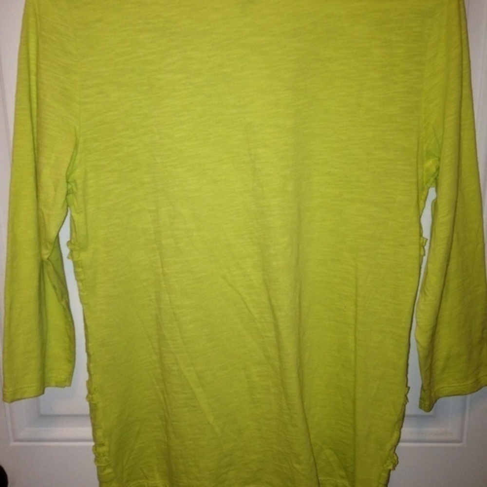 Ann Taylor‎ LOFT Women's Small Green Tee Shirt Top NEW - Picture 2 of 4